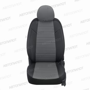 8 249 р. Чехлы сидений Экокожа (сплошное экокожа) Автопилот  FAW Bestune B70 (2020-2025) лифтбэк (черный/серый)  с доставкой в г. Кемерово. Увеличить фотографию 4