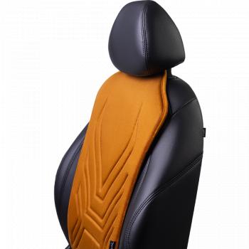 2 579 р. Накидка на сиденье (1 место Афины) ЛЮКС ст АЛЬБИОН Lord Autofashion   (бронза, строчка светло-коричневая)  с доставкой в г. Кемерово. Увеличить фотографию 3