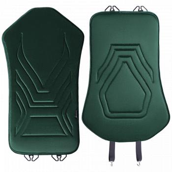 2 579 р. Накидка на сиденье (1 место Афины) ЛЮКС ст АЛЬБИОН Lord Autofashion   (зеленый, строчка темно-зеленая)  с доставкой в г. Кемерово. Увеличить фотографию 6