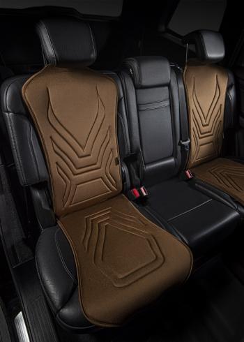 3 299 р.  Накидка на сиденье (1 место Афины) ЛЮКС ст АЛЬБИОН Lord Autofashion   (коричневый, строчка коричневая)  с доставкой в г. Кемерово. Увеличить фотографию 6