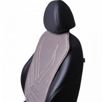 2 579 р. Накидка на сиденье (1 место Афины) ЛЮКС ст АЛЬБИОН Lord Autofashion   (серый, строчка серая)  с доставкой в г. Кемерово. Увеличить фотографию 4