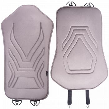 2 579 р. Накидка на сиденье (1 место Афины) ЛЮКС ст АЛЬБИОН Lord Autofashion   (серый, строчка серая)  с доставкой в г. Кемерово. Увеличить фотографию 5