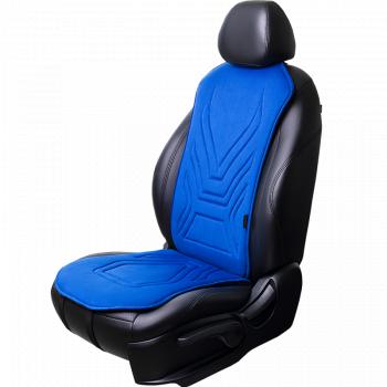 2 579 р. Накидка на сиденье (1 место Афины) ЛЮКС ст АЛЬБИОН Lord Autofashion   (синий, строчка темно-синяя)  с доставкой в г. Кемерово. Увеличить фотографию 5