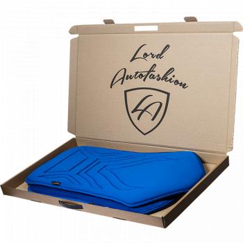 2 579 р. Накидка на сиденье (1 место Афины) ЛЮКС ст АЛЬБИОН Lord Autofashion   (синий, строчка темно-синяя)  с доставкой в г. Кемерово. Увеличить фотографию 9