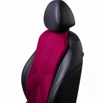 3 299 р. Накидка на сиденье (1 место Афины) ЛЮКС ст ВАН ВЭЙ Lord Autofashion   (бордовый, строчка бордовая)  с доставкой в г. Кемерово. Увеличить фотографию 2