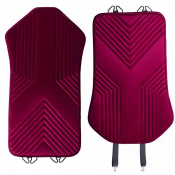 3 299 р. Накидка на сиденье (1 место Афины) ЛЮКС ст ВАН ВЭЙ Lord Autofashion   (бордовый, строчка бордовая)  с доставкой в г. Кемерово. Увеличить фотографию 7