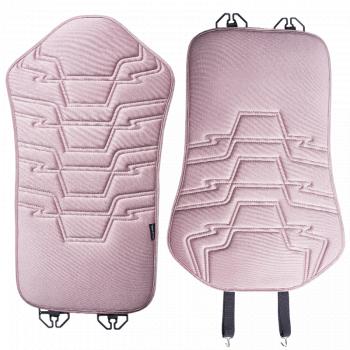 2 579 р. Накидка на сиденье (1 место Афины) ЛЮКС ст ФОРТ Lord Autofashion   (розовый, строчка бежевая)  с доставкой в г. Кемерово. Увеличить фотографию 10