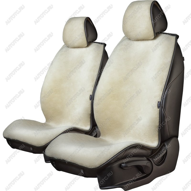 3 779 р. Накидка на сиденье (2 места Мех) ТЕЙЛОР Lord Autofashion   (бежевый)  с доставкой в г. Кемерово