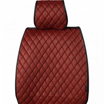 2 899 р. Накидка на сиденье (2 места Каир) ТЕЙЛОР ст БАЙРОН Lord Autofashion   (красный, строчка черная)  с доставкой в г. Кемерово. Увеличить фотографию 5