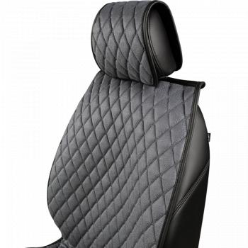 3 999 р. Накидка на сиденье (2 места Каир) ТЕЙЛОР ст БАЙРОН Lord Autofashion   (серый, строчка серая)  с доставкой в г. Кемерово. Увеличить фотографию 6