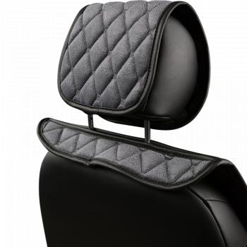 3 999 р. Накидка на сиденье (2 места Каир) ТЕЙЛОР ст БАЙРОН Lord Autofashion   (серый, строчка серая)  с доставкой в г. Кемерово. Увеличить фотографию 8