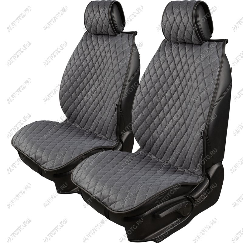3 999 р. Накидка на сиденье (2 места Каир) ТЕЙЛОР ст БАЙРОН Lord Autofashion   (серый, строчка серая)  с доставкой в г. Кемерово