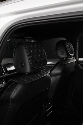 3 999 р. Накидка на сиденье (2 места Каир) ТЕЙЛОР ст БАЙРОН Lord Autofashion   (черный, строчка серая)  с доставкой в г. Кемерово. Увеличить фотографию 4