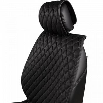 3 999 р. Накидка на сиденье (2 места Каир) ТЕЙЛОР ст БАЙРОН Lord Autofashion   (черный, строчка серая)  с доставкой в г. Кемерово. Увеличить фотографию 8