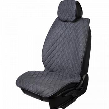 6 499 р. Накидка на сидение (5 мест Софа) ТЕЙЛОР ст РОМБ Lord Autofashion   (серый, строчка серая)  с доставкой в г. Кемерово. Увеличить фотографию 4