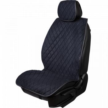 6 499 р. Накидка на сидение (5 мест Софа) ТЕЙЛОР ст РОМБ Lord Autofashion   (черный, строчка черная)  с доставкой в г. Кемерово. Увеличить фотографию 3