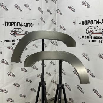 Ремкомплект внешних задних арок (2 шт) ПОРОГИ-АВТО Mitsubishi Pajero Pinin  1 (1999-2005) 3 дв. (Холоднокатаная сталь 0,8 мм)