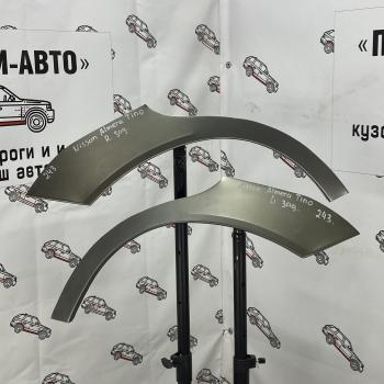 Левая внешняя задняя ремонтная арка ПОРОГИ-АВТО Nissan Tino (1998-2003) V10 доресталийнг (холоднокатаная сталь 0,8мм)