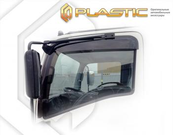 2 079 р.  Дефлектора окон CA-Plastic  Toyota Camry  XV55 (2014-2018) 1-ый рестайлинг, 2-ой рестайлинг (серия Classic  прозрачный, без хром. молдинга )  с доставкой в г. Кемерово. Увеличить фотографию 2
