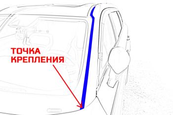 2 899 р. Водостоки (дефлектора) лобового стекла Стрелка 11 Премиум EXEED LX 1-ый рестайлинг (2021-2025) (Авто без бронепленки)  с доставкой в г. Кемерово. Увеличить фотографию 7