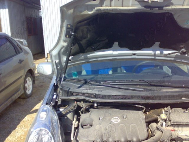 3 299 р. Упор капота ТехноМастер  Nissan Note  1 (2004-2013) E11 дорестайлинг, E11 рестайлинг  с доставкой в г. Кемерово