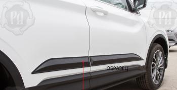 Молдинг двери передний левый Русская Артель KIA Soul PS рестайлинг (2017-2019) (глянец под покраску)