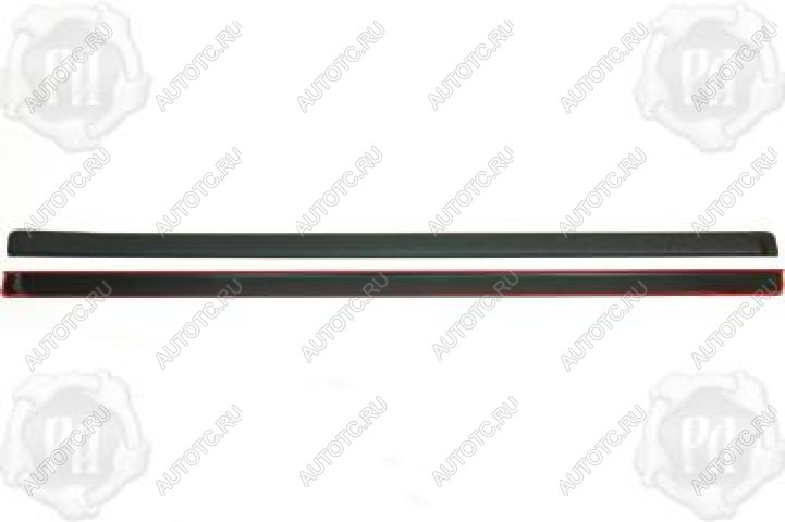 2 869 р. Защита порогов со скотчем Русская Артель Geely Atlas FX11 (2023-2025) (шагрень)  с доставкой в г. Кемерово