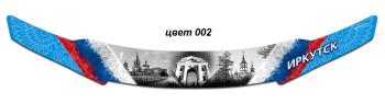 3 199 р. Дефлектор капота CA-Plastic  Geely Okavango (2021-2025) (Серия Полноцвет, окрашенный)  с доставкой в г. Кемерово. Увеличить фотографию 2