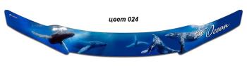 3 199 р. Дефлектор капота CA-Plastic  Geely Okavango (2021-2025) (Серия Полноцвет, окрашенный)  с доставкой в г. Кемерово. Увеличить фотографию 16