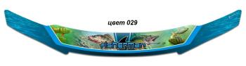 3 199 р. Дефлектор капота CA-Plastic  Geely Okavango (2021-2025) (Серия Полноцвет, окрашенный)  с доставкой в г. Кемерово. Увеличить фотографию 28