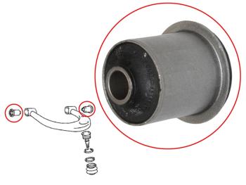 2 249 р. Сайлентблок Toyota Land Cruiser Prado (J120,J150) 02-20  Lexus GX 02-19  Toyota 4Runner 02-09  FJ TOYOTA 48632-0K040  с доставкой в г. Кемерово. Увеличить фотографию 1