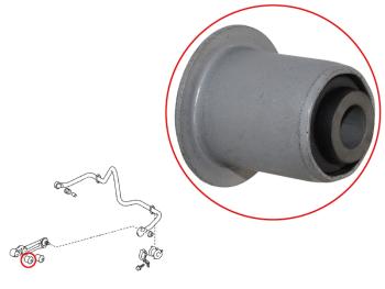 1 869 р. Сайлентблок Toyota Land Cruiser (J200) 07-21 (Слева) TOYOTA 48849-60090  с доставкой в г. Кемерово. Увеличить фотографию 1