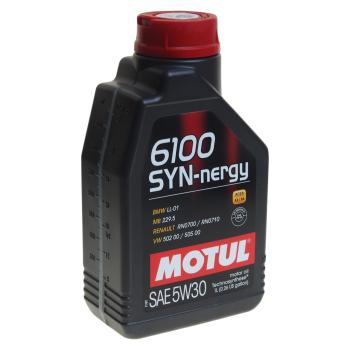 1 199 р. Масло моторное 6100 SYN-NERGIE 5W30 псинт.1л MOTUL MOTUL 112137  с доставкой в г. Кемерово. Увеличить фотографию 1
