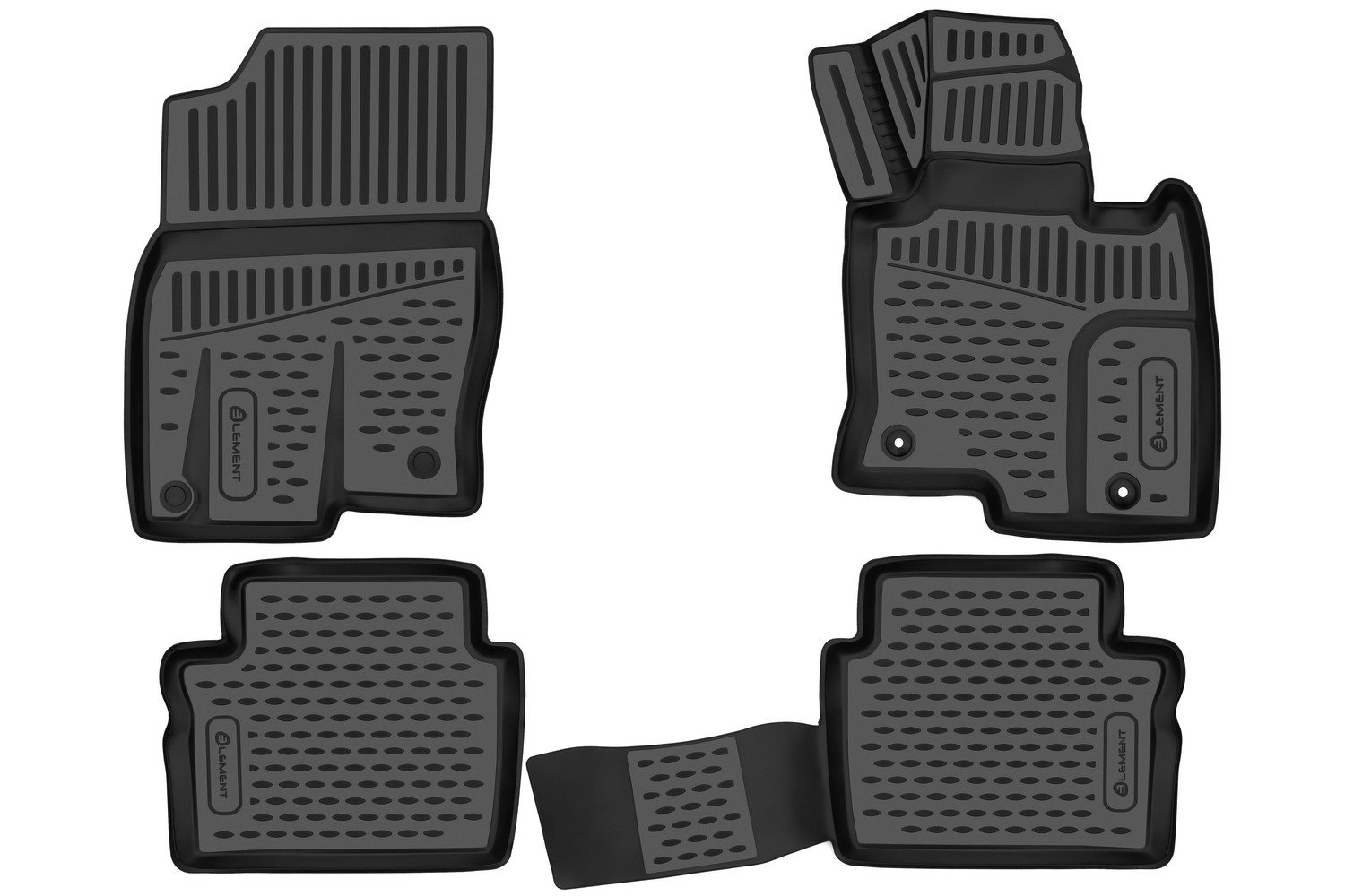2 699 р. Коврики 3D в салон подходят для MAZDA CX-5, 2012-2016; 2017-,  П.Р. внедорожник, Австралия, 4шт. (полиуретан)  Мазда СХ-5 Element element3dan0252210k  с доставкой в г. Кемерово