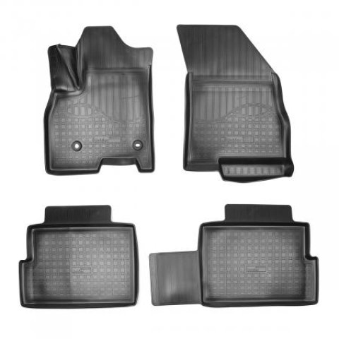 2 399 р. Коврики салонные Norplast Unidec  Chery Tiggo 7 Pro Max  T1E (2022-2025) дорестайлинг (черные)  с доставкой в г. Кемерово