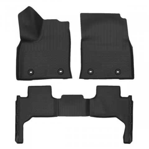 3 199 р. Коврики салонные (5 мест) Norplast Unidec  Lexus LX600  J310 (2021-2022) (черные)  с доставкой в г. Кемерово