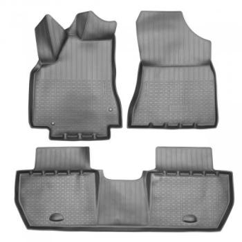 Коврики салонные 3D (2021) Norplast Unidec Opel Combo B9 (2021-2025) (черные)
