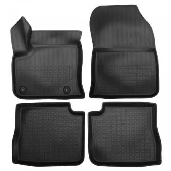 Коврики салонные 3D Norplast Unidec Peugeot e-2008  1 (2021-2025) (черные)