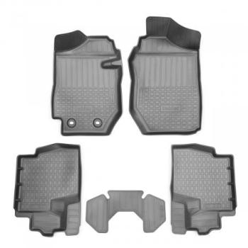 Коврики салонные 3D (МКПП) Norplast Unidec Suzuki Jimny JB64 (2018-2025) (черные)