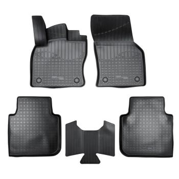 Коврики салонные Norplast Unidec Volkswagen Tiguan Allspace  1 AD1 (2017-2021) дорестайлинг (черные)
