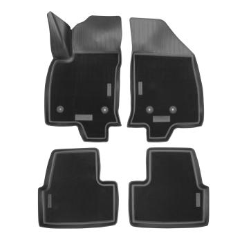 Коврики салонные комбинированные Unidec Chevrolet Volt лифтбэк (2016-2019) (черные)