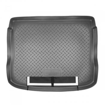 Коврик в багажное отделение с текстильным фартуком Norplast Unidec Volkswagen Tiguan  NF (2006-2011) дорестайлинг (черный)