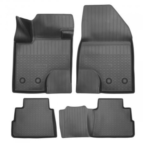 2 499 р. Коврики салонные 4WD Norplast Unidec  Haval H6  B01 (2020-2024) (черные)  с доставкой в г. Кемерово