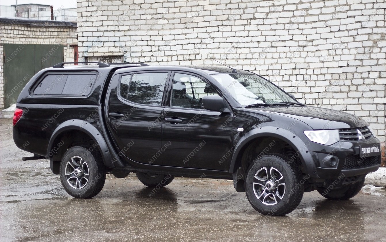 14 799 р. Расширители колесных арок широкие (вынос 90 мм) Русская Артель Mitsubishi L200 4  дорестайлинг (2006-2014) (глянец под покраску)  с доставкой в г. Кемерово