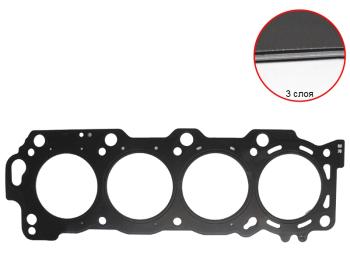 5 849 р. Прокладка ГБЦ TOYOTA 3UZFE RH TOYOTA 11115-50070  с доставкой в г. Кемерово. Увеличить фотографию 1