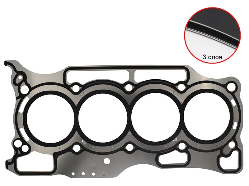 3 999 р. Прокладка ГБЦ NISSAN ADEXPERTCUBEJUKEQASHQAI HR15DEHR16DE 06- NISSAN 11044-1KT0B  с доставкой в г. Кемерово