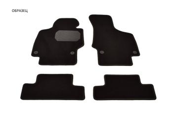 Ковры салона текстильные LUX Norplast Audi TT  8J (2006-2010) дорестайлинг, купе (черные)