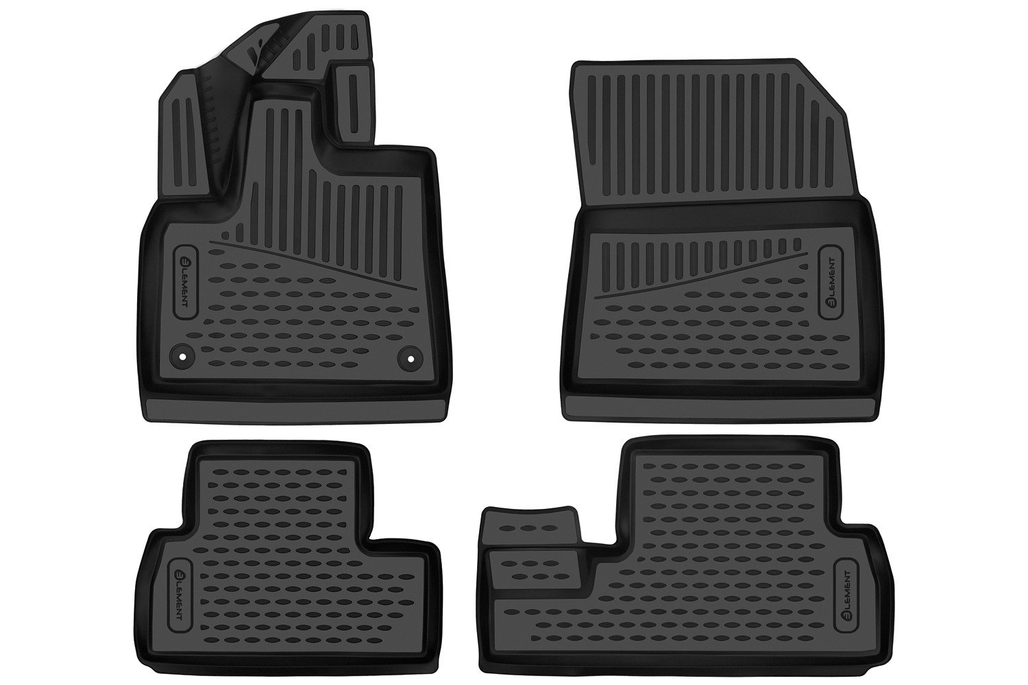 2 599 р. Коврики 3D в салон подходят для OPEL COMBO (E Life X19), 2018-, минивэн, 5-мест, 4 шт. (Европа)  Опель Комбо Element element3da26730210k  с доставкой в г. Кемерово