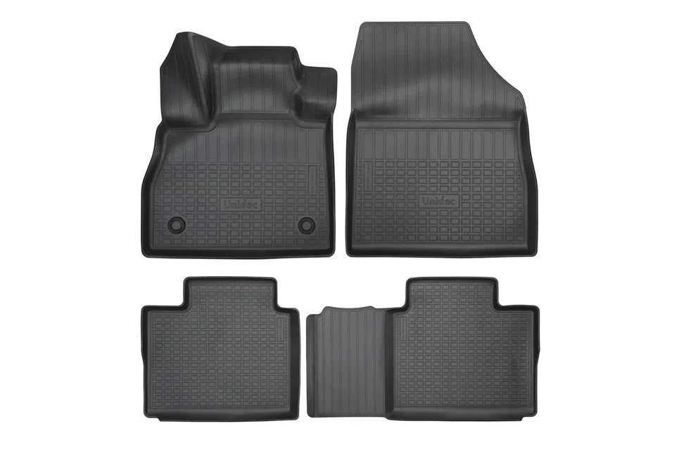 2 659 р. Коврики салонные 3D (1, 2 ряд) Norplast Unidec  Renault Espace  5 (2014-2025) (черные)  с доставкой в г. Кемерово