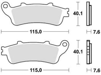 Тормозные колодки TRW MCB692SV  mcb692sv